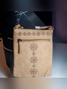 Tan Crossbody Bag by Chateau